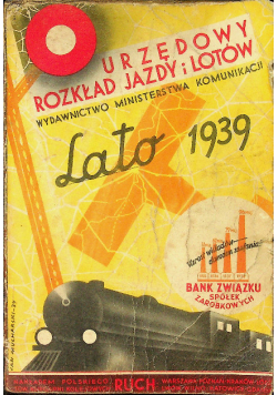 Urzędowy rozkład jazdy i lotów lato 1939