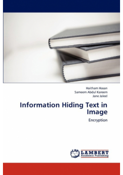 Information Hiding Text in Image