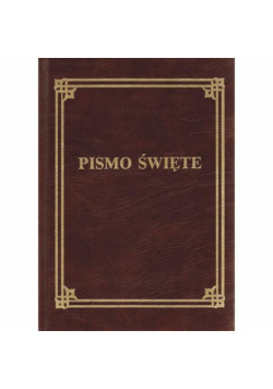 Pismo Święte Biblia Tysiąclecia skóra