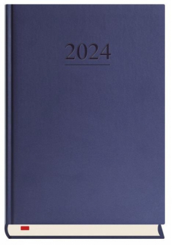 Terminarz 2024 A5 dzienny Menadżera granatowy
