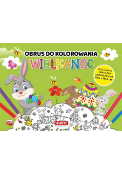 Obrus do kolorowania. Wielkanoc