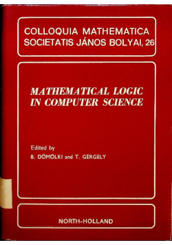 Mathematical logic in computer science