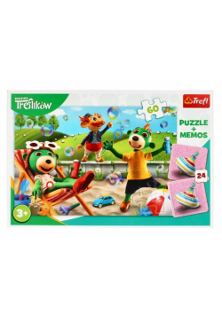 Puzzle 60 + memos Rodzina Treflików TREFL