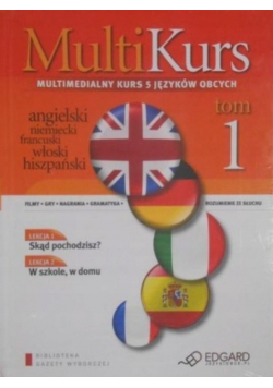 MultiKurs Multimedialny kurs 5 języków obcych tom 1