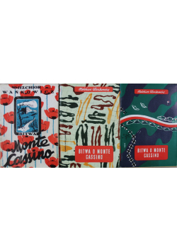 Bitwa o Monte Cassino tomy 1 do 3 reprinty z 1946r
