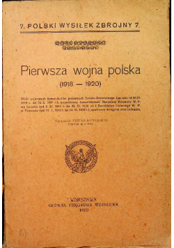 Pierwsza wojna polska 1920 r.
