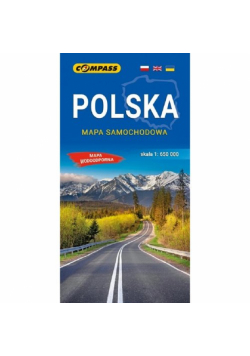 Polska Mapa samochodowa skala 1:650 000