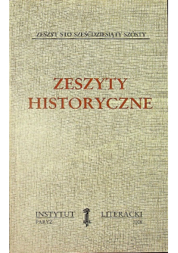 Zeszyty historyczne Zeszyt 166
