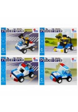 Klocki konstrukcyjne Policja mix ALLEBLOX