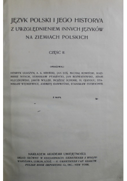 Język Polski i Jego historya część II 1915 r