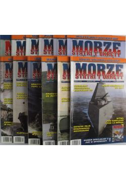 Morze Statki i Okręty  12 numerów  2008