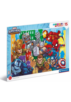 Puzzle ramkowe 15 Super Kolor Superhero