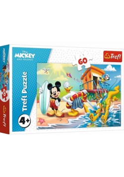 Puzzle 60 Ciekawy dzień Mikiego i przyjaciół TREFL