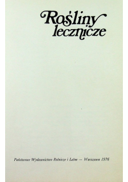 Rośliny lecznicze