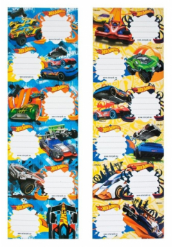 Naklejki na zeszyt Hot Wheels (25szt)
