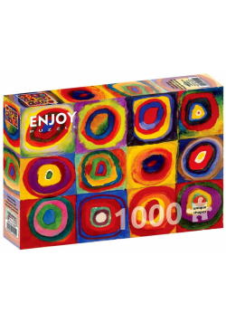 Puzzle 1000 Studium koloru: Kwadraty,,,