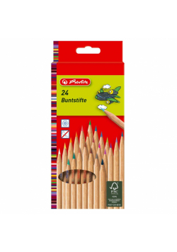 Kredki drewniane Natura 24 kolory