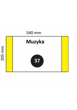Okładka na podr do muzyki krótka NR 37 (20szt)
