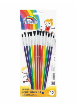 Pędzle 2252 12szt FIORELLO