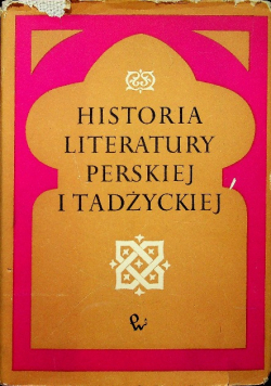 Historia literatury perskiej i tadżyckiej