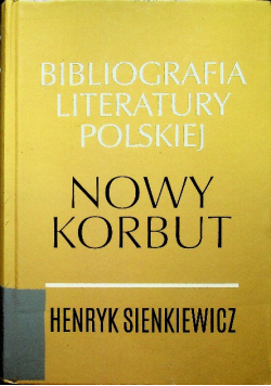 Nowy Korbut Henryk Sienkiewicz