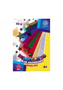 Blok papierów holograficznych A4/10K 70g ASTRA