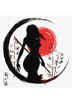 Malowanie po numerach - Córka Japonii 40x40cm