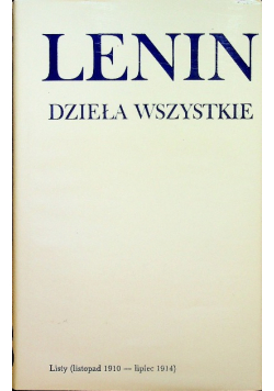 Lenin Dzieła Tom 48