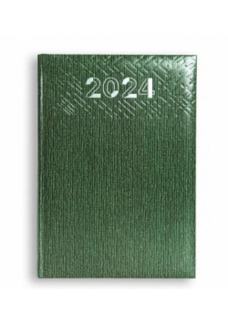 Terminarz 2024 A5 dzienny Milano - zielony