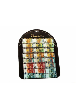 Magnes szklany - waluta euro (24szt)