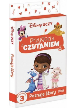 Disney uczy. Przygoda z czytaniem. Poznaję litery