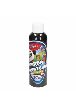 Farba plakatowa czarna 250ml