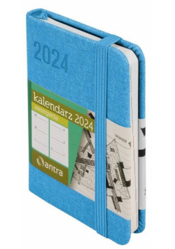 Kalendarz 2024 Awangarda A7 TDW niebieski