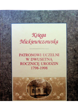 Patronowi uczelni w dwusetną rocznicę urodzin 1798 1998