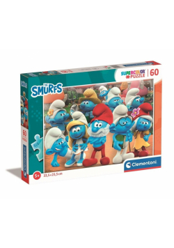 Puzzle 60 Super Kolor Smurfs Puffi