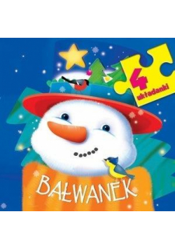 4 układanki - Bałwanek