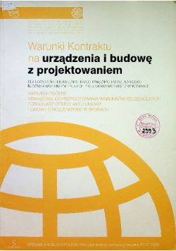 Warunki kontraktu na urządzenia i budowę z projektowaniem