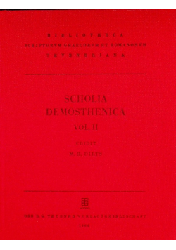 Scholia Demosthenica vol II