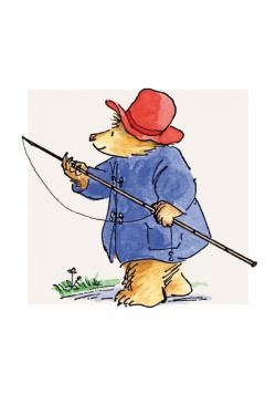 Karnet kwadrat z kopertą Paddington Fishing