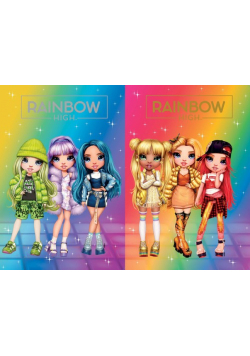 Teczka z gumką A4 Rainbow High mix