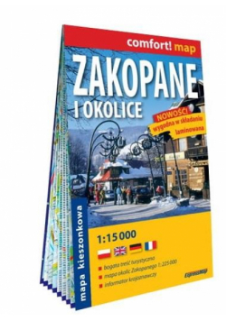 Comfort! map Zakopane i okolice 1:15 000 w.2023