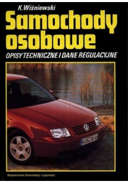 Samochody osobowe Opis techniczny i dane regulacyjne Część 13