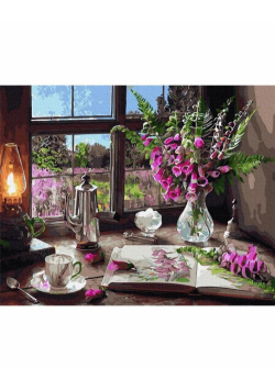 Malowanie po numerach - Przytulny wieczór 40x50cm
