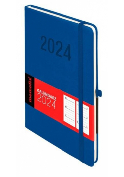 Kalendarz 2024 Memo A5 TDW niebieski