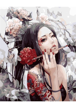 Malowanie po numerach - Anime girl 40x50cm