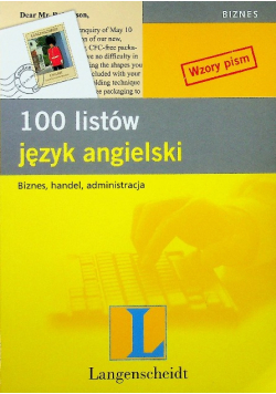100 listów język angielski
