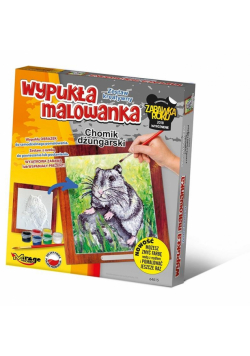 Wypukła malowanka Futrzak - Chomik dżungalski