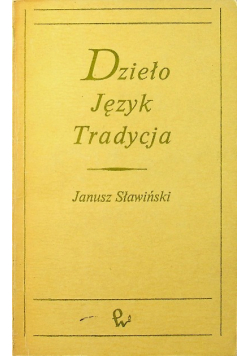 Dzieło język tradycja