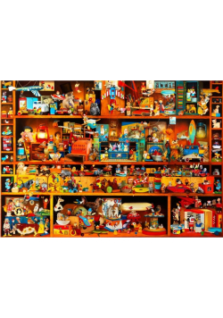 Puzzle 4000 Półki pełne zabawek