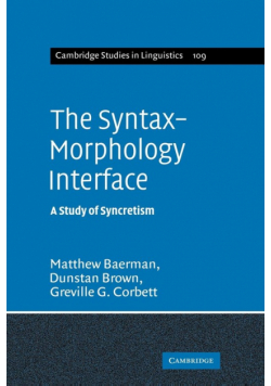 The Syntax-Morphology Interface